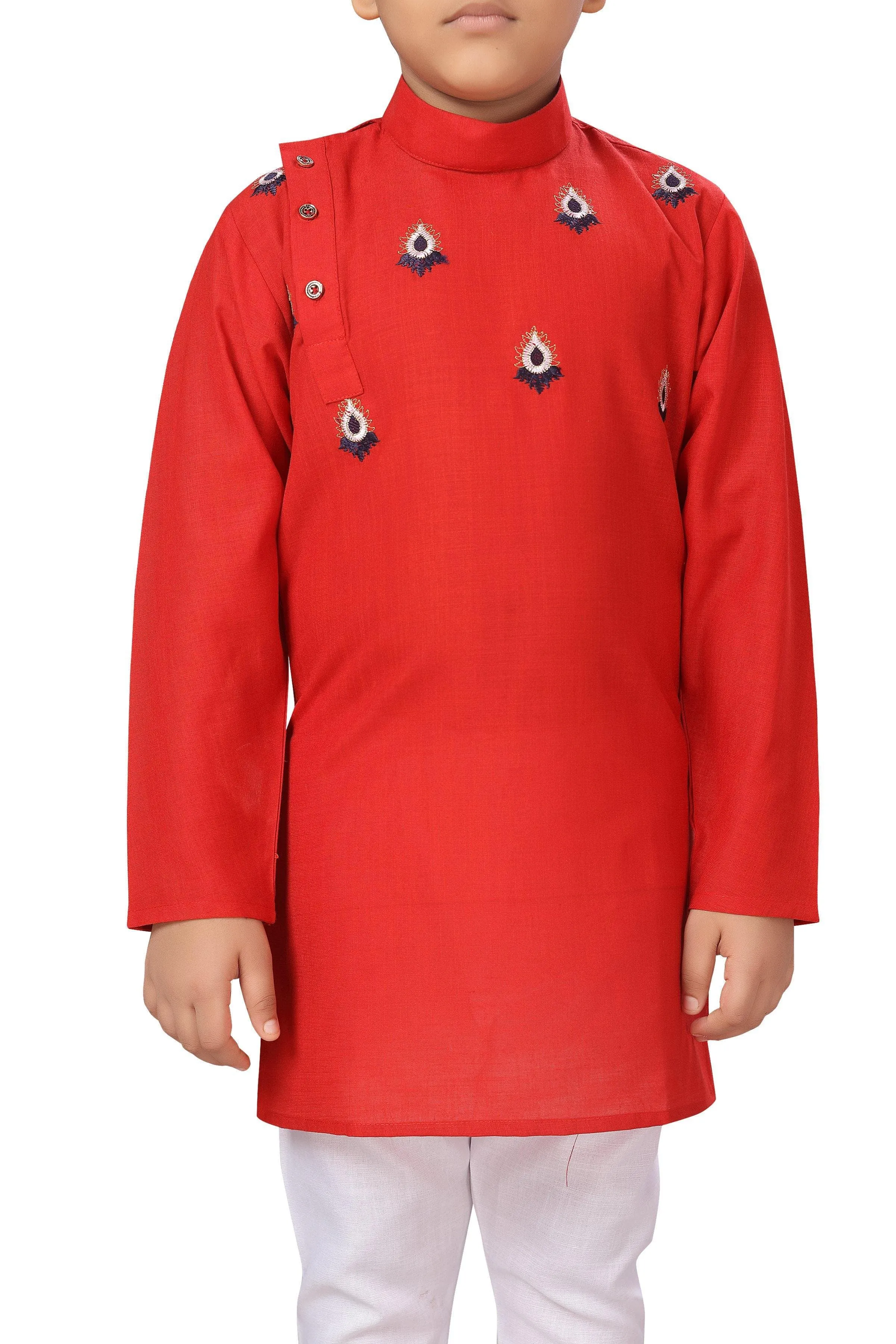 Ahhaaaa Ethnic Indo Western Sherwani with Waistcoat for Boys