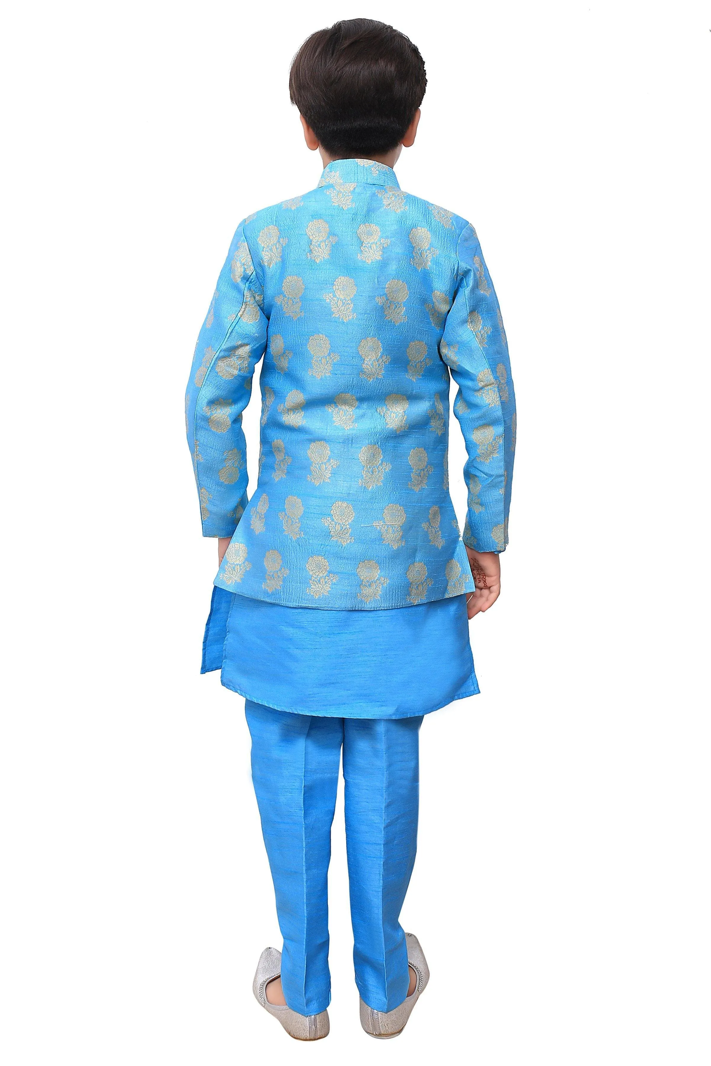 Ahhaaaa Kids Ethnic Indo-Western Sherwani Set For Boy