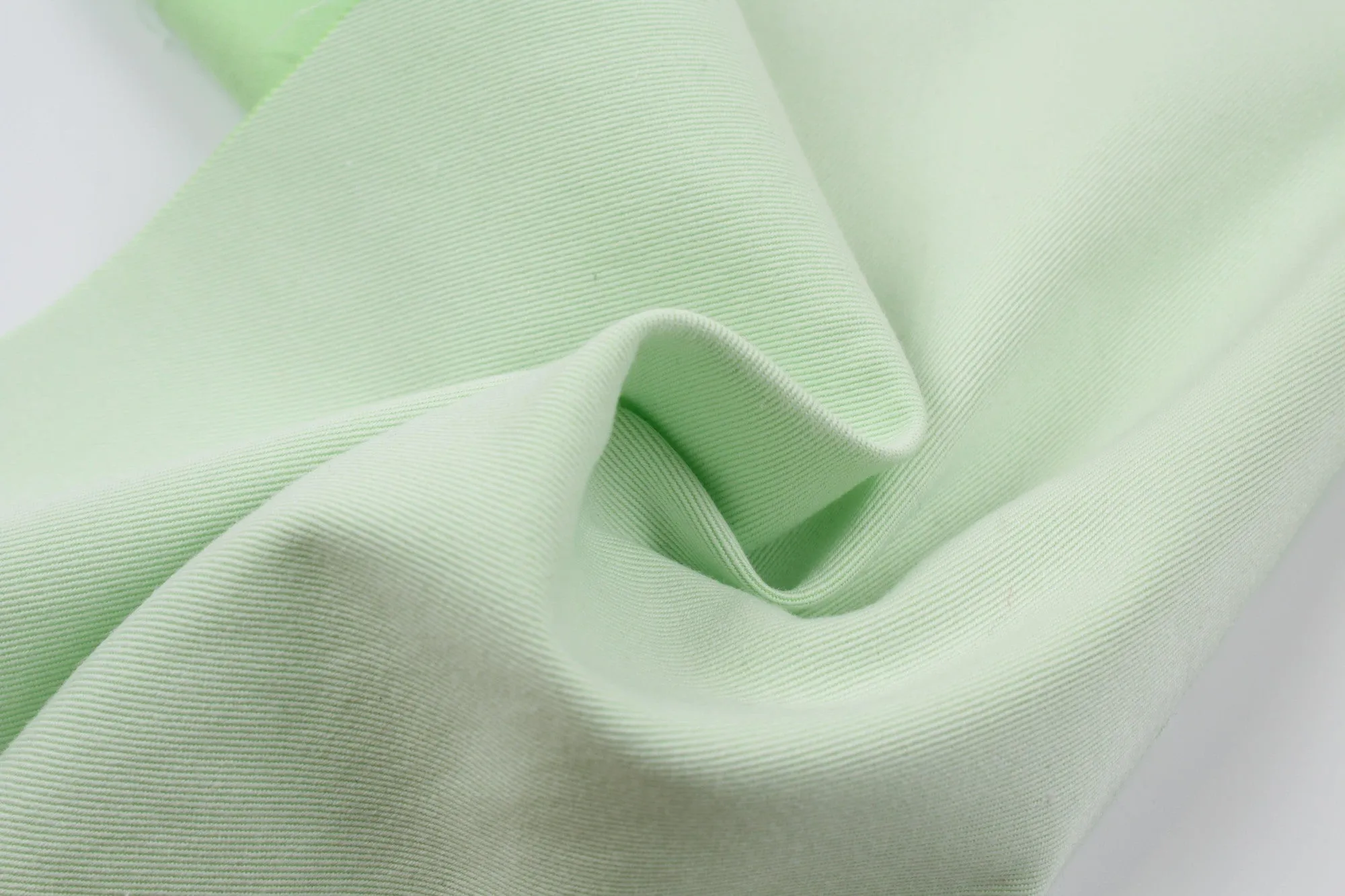 Bi-color Cotton Viscose Twill for Bottoms - Mid-Weight