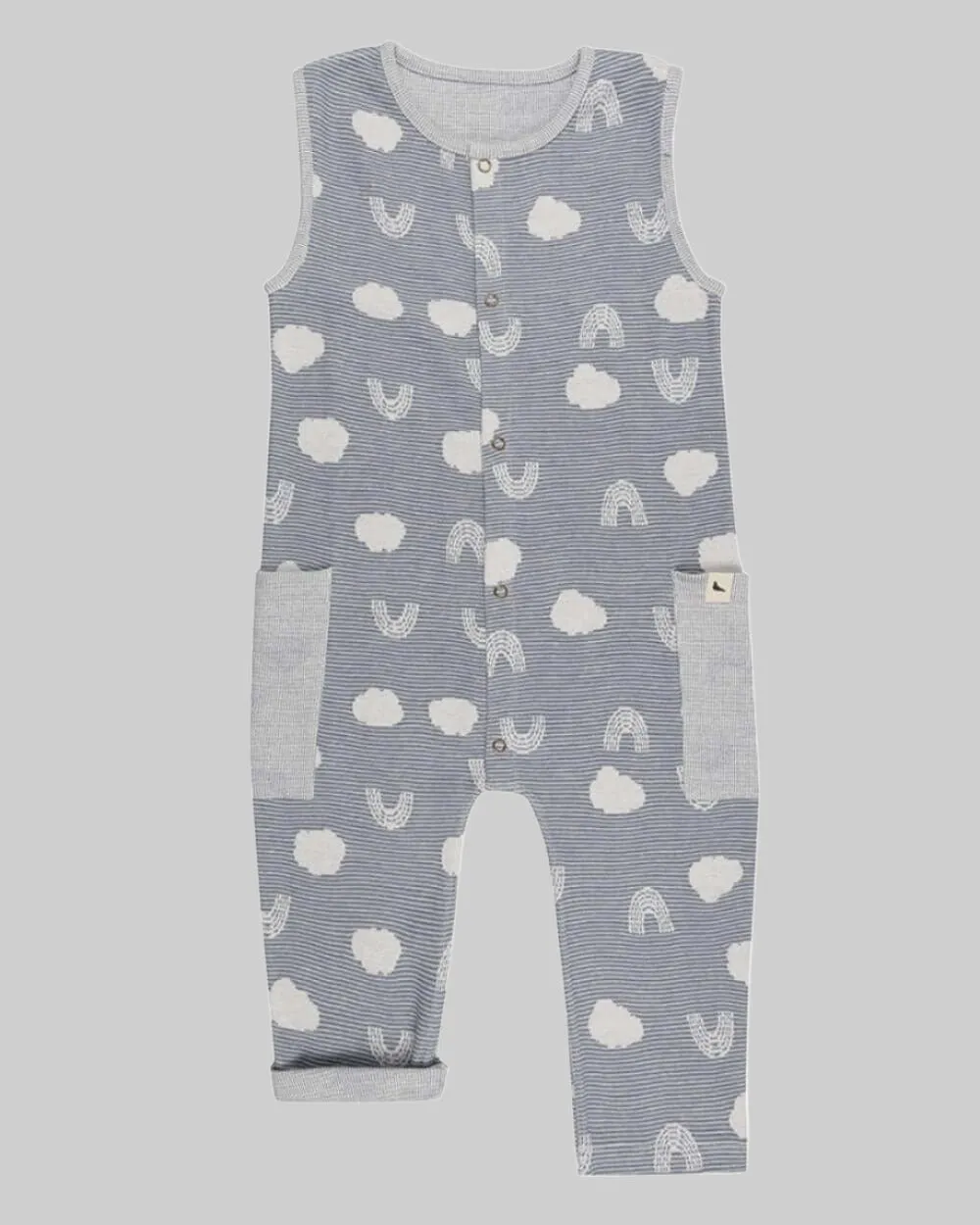 Cloud Jacquard Reversible Dungarees