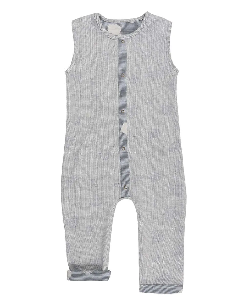 Cloud Jacquard Reversible Dungarees