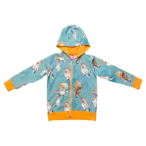 Curious Stories Zip Cardigan - Owls