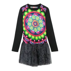 Desigual Kidswear Maseru Sequin Bodice Dress