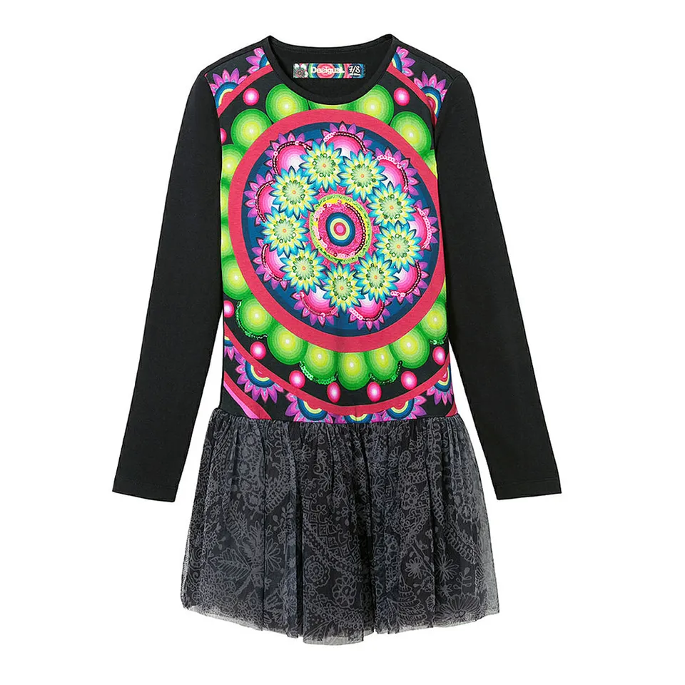 Desigual Kidswear Maseru Sequin Bodice Dress