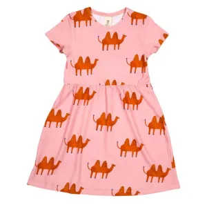 Don't Grow Up Dress - Pink Camel