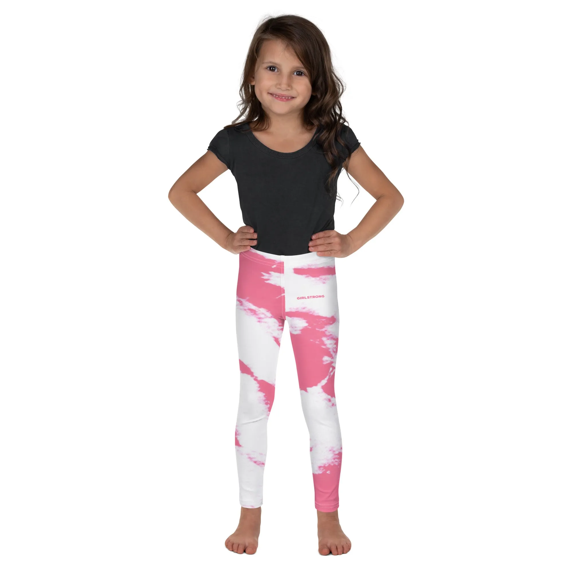 ELEVATED ESSENTIALS, THE PERFECT KID'S LEGGING PINK TIE DYE