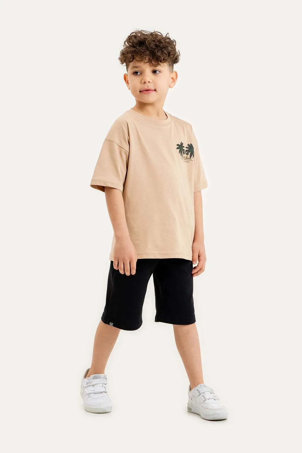 Gold Class Kidswear Boy's Palm & Minibus Back Printed Sets