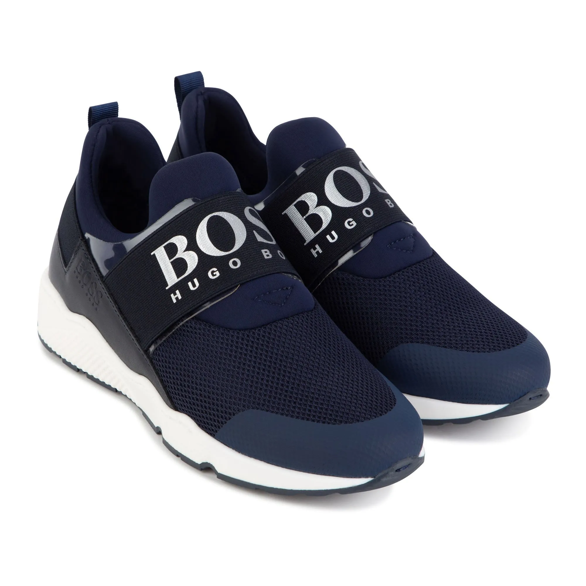 HUGO BOSS - Boss Strap Trainer - Navy