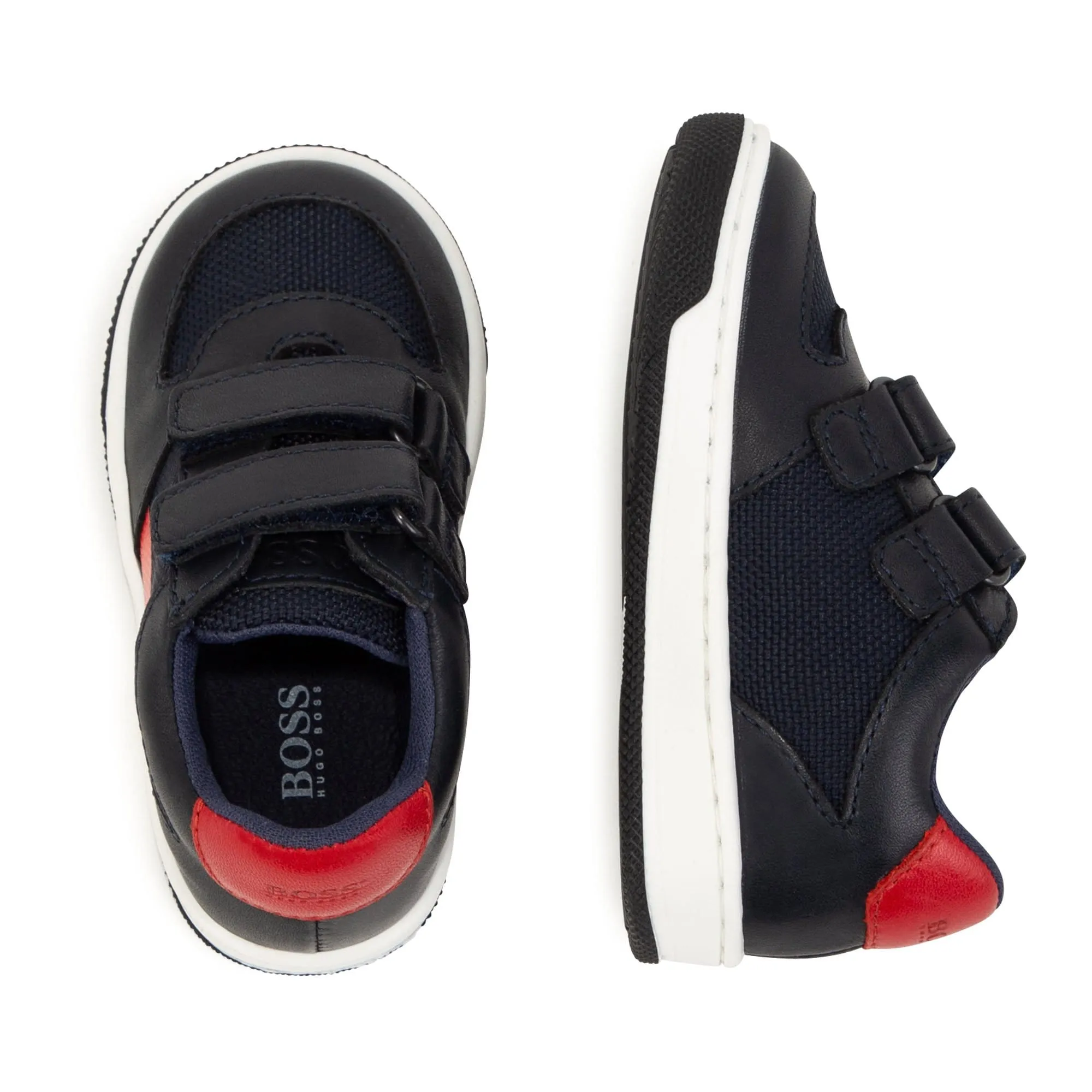 HUGO BOSS - Boss Velcro Strap Trainer - Navy