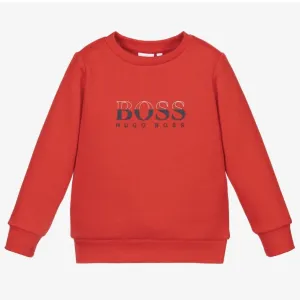 HUGO BOSS - Logo Sweatshirt - Red