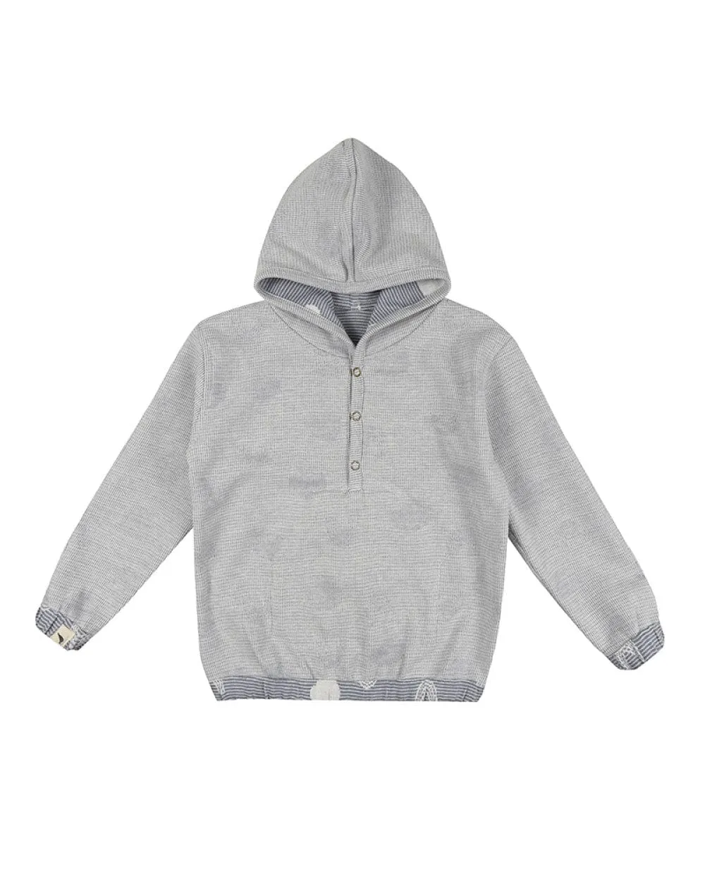 Jacquard Cloud Reversible Hoodie