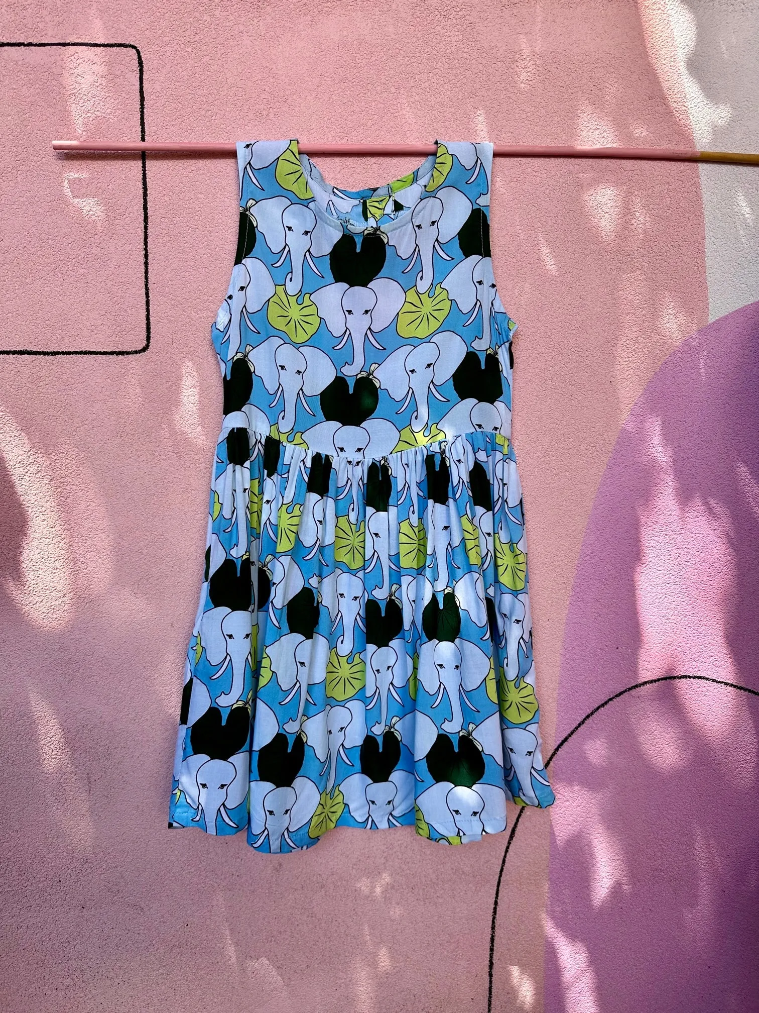 Kids Elephant Milkshake Dress