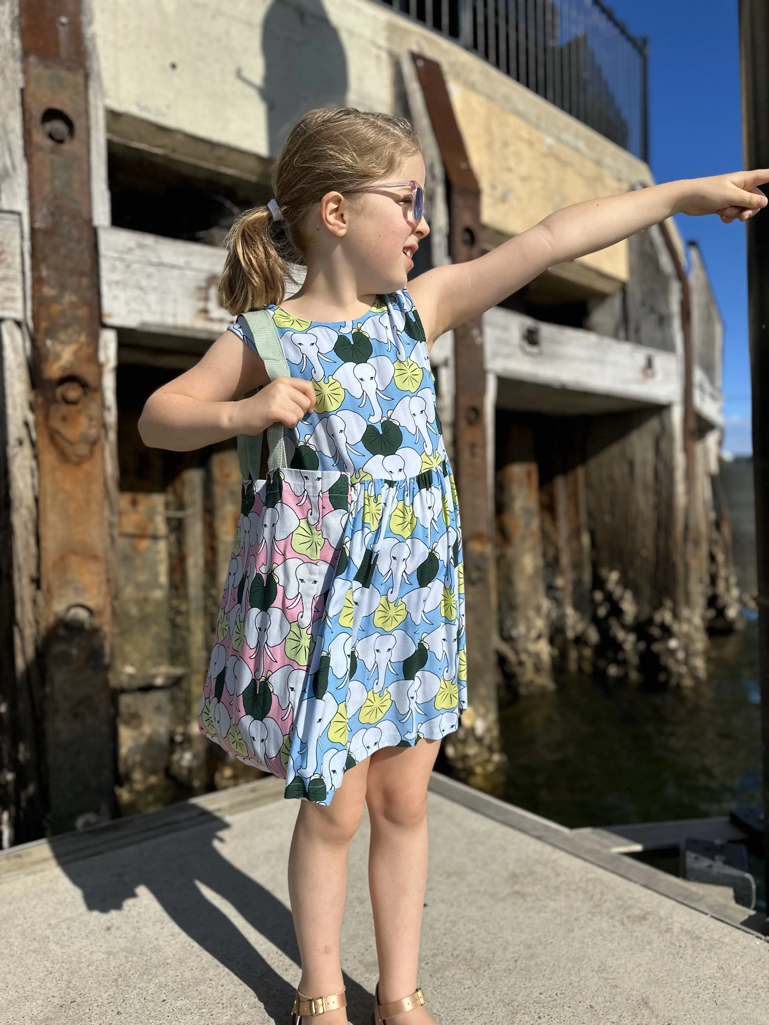 Kids Elephant Milkshake Dress