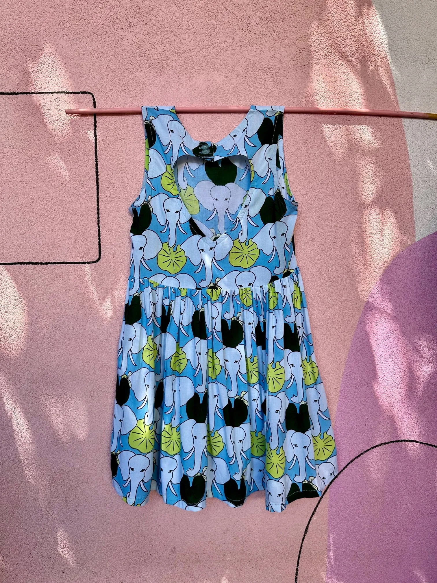 Kids Elephant Milkshake Dress