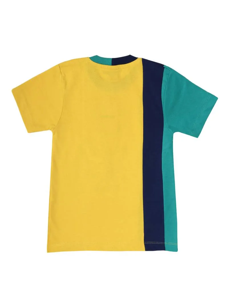 Kids Printed Multicoloured Cotton Tees (Pack Of 2)