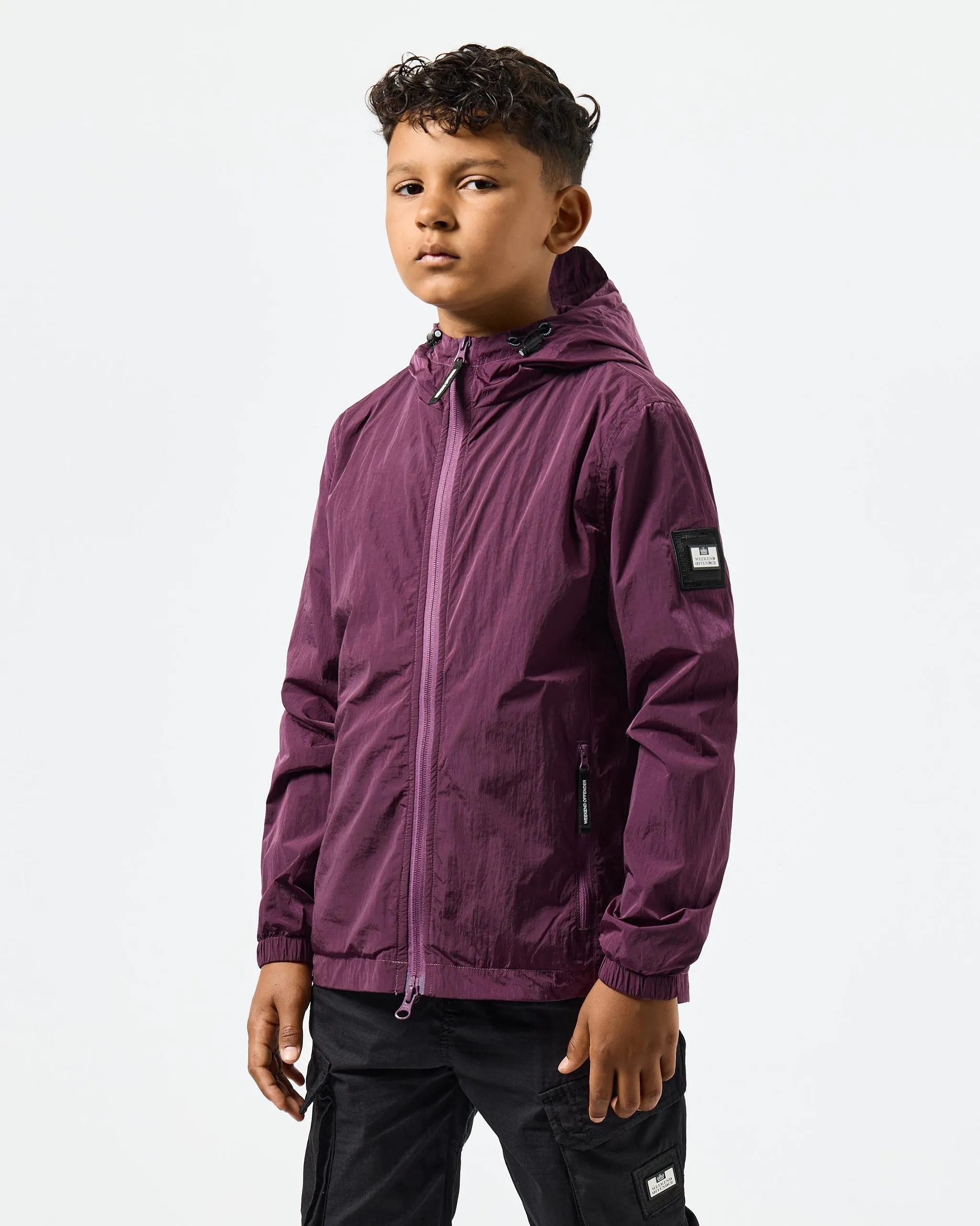 Kids Technician Fleece-Lined Jacket Acai Berry