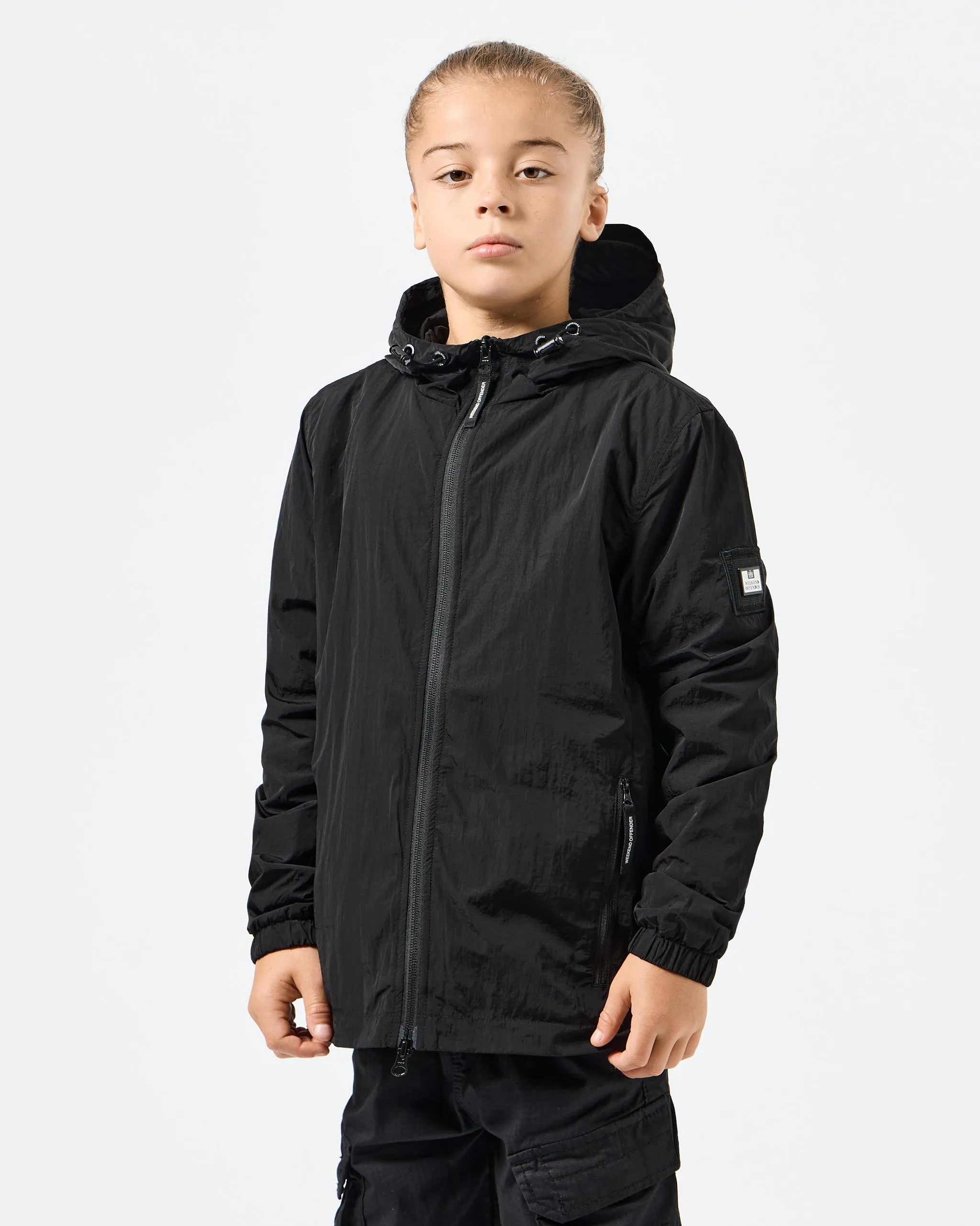 Kids Technician Fleece-Lined Jacket Black