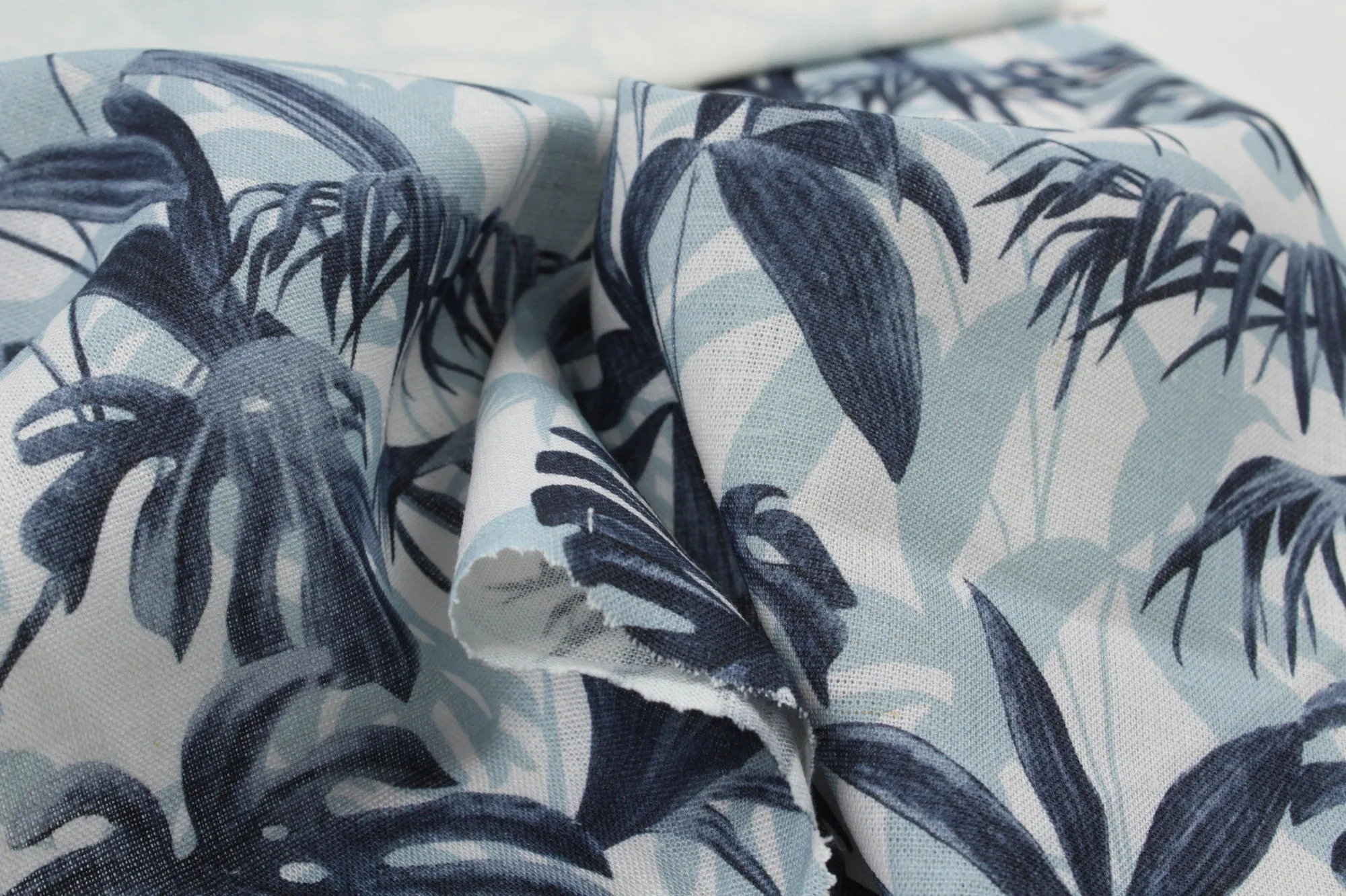 Light Linen Viscose Fabric - Floral Digital Print - 5 Variants Available