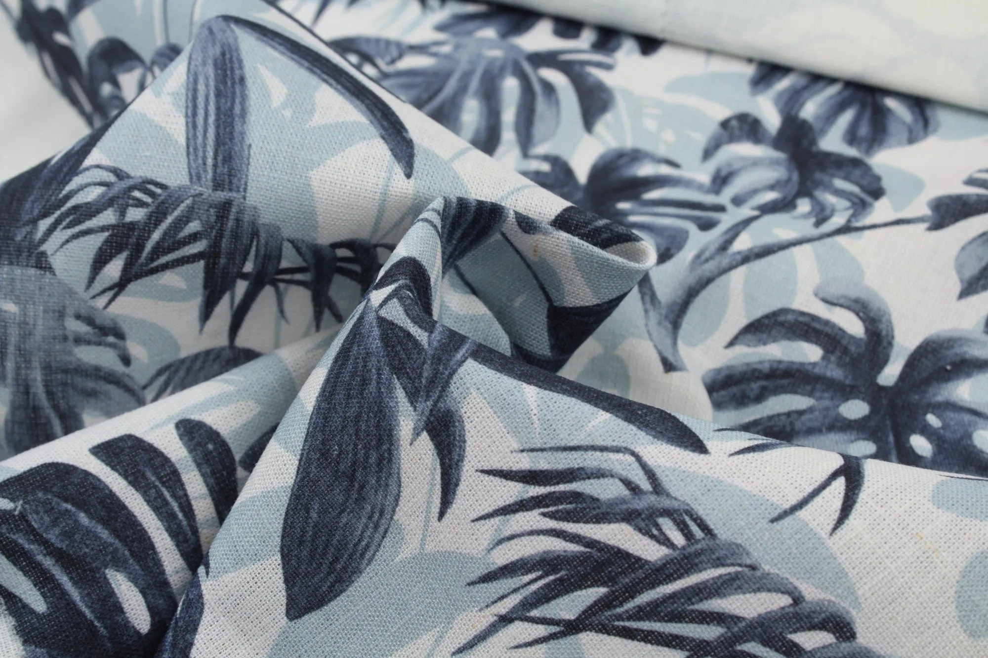 Light Linen Viscose Fabric - Floral Digital Print - 5 Variants Available