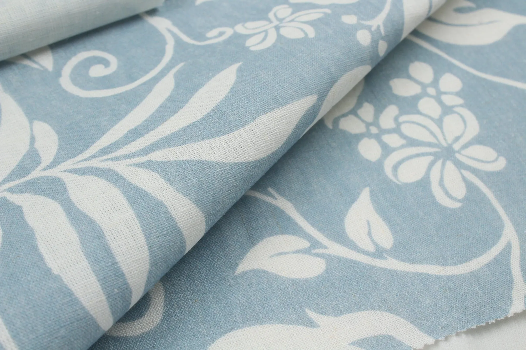 Light Linen Viscose Fabric - Floral Digital Print - 5 Variants Available