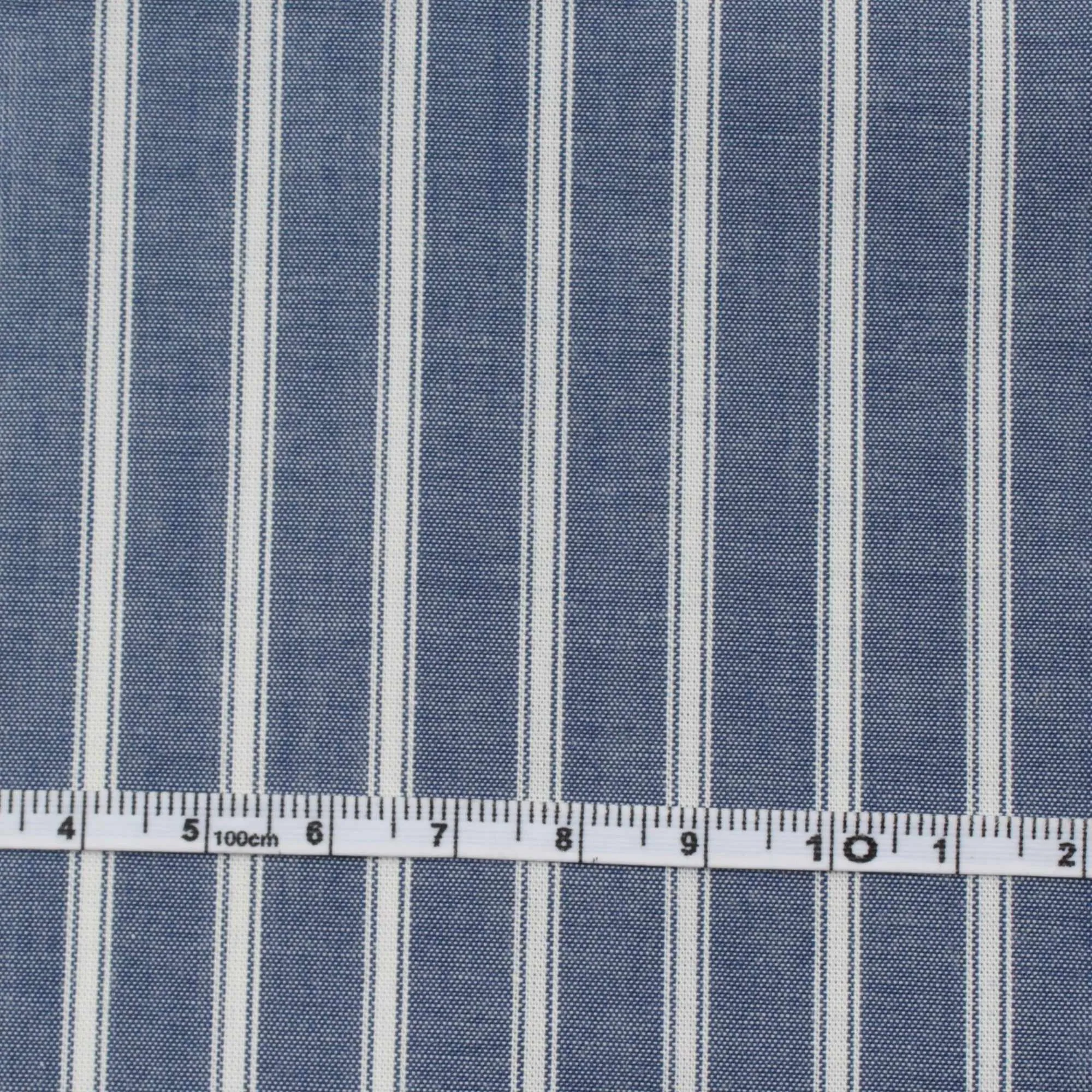 Light-Weight Cotton Stripes for Shirting - 7 Variants Available