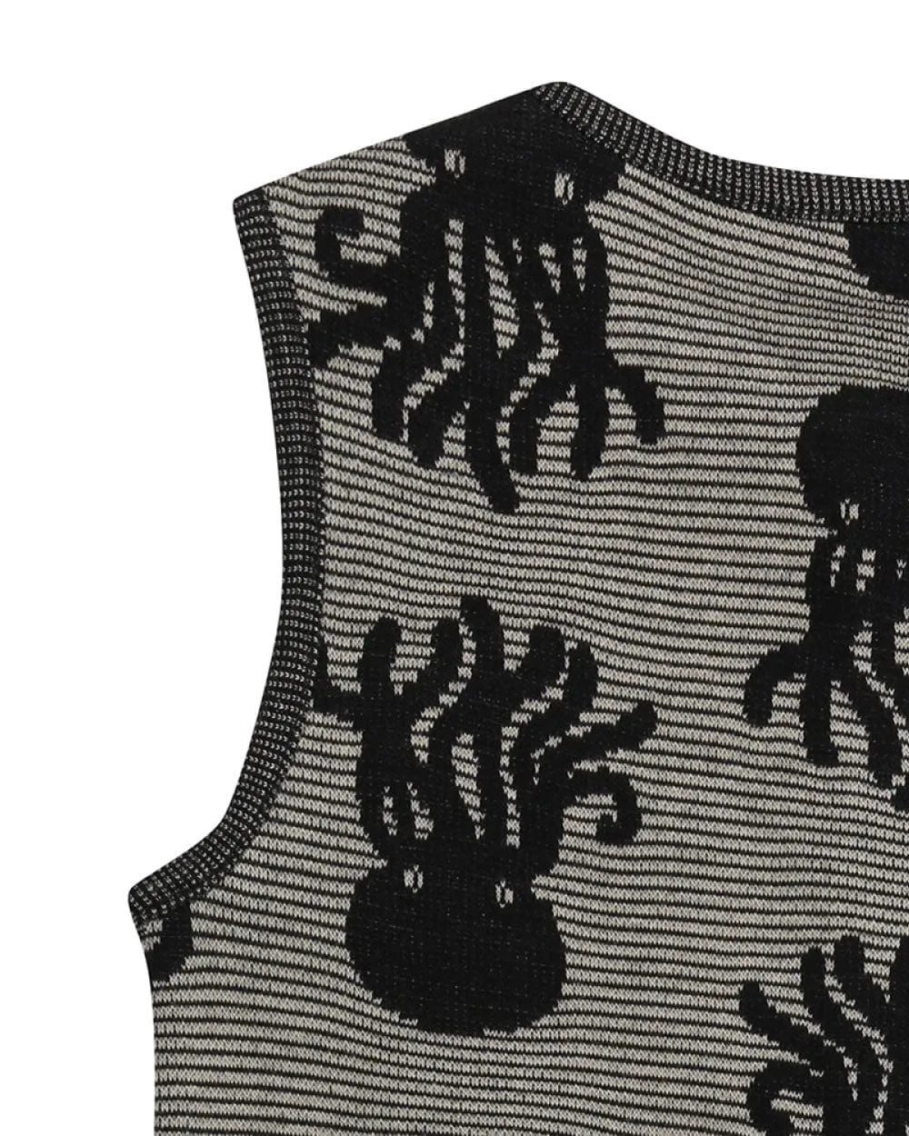 Octo Jacquard Reversible Tank Dungarees