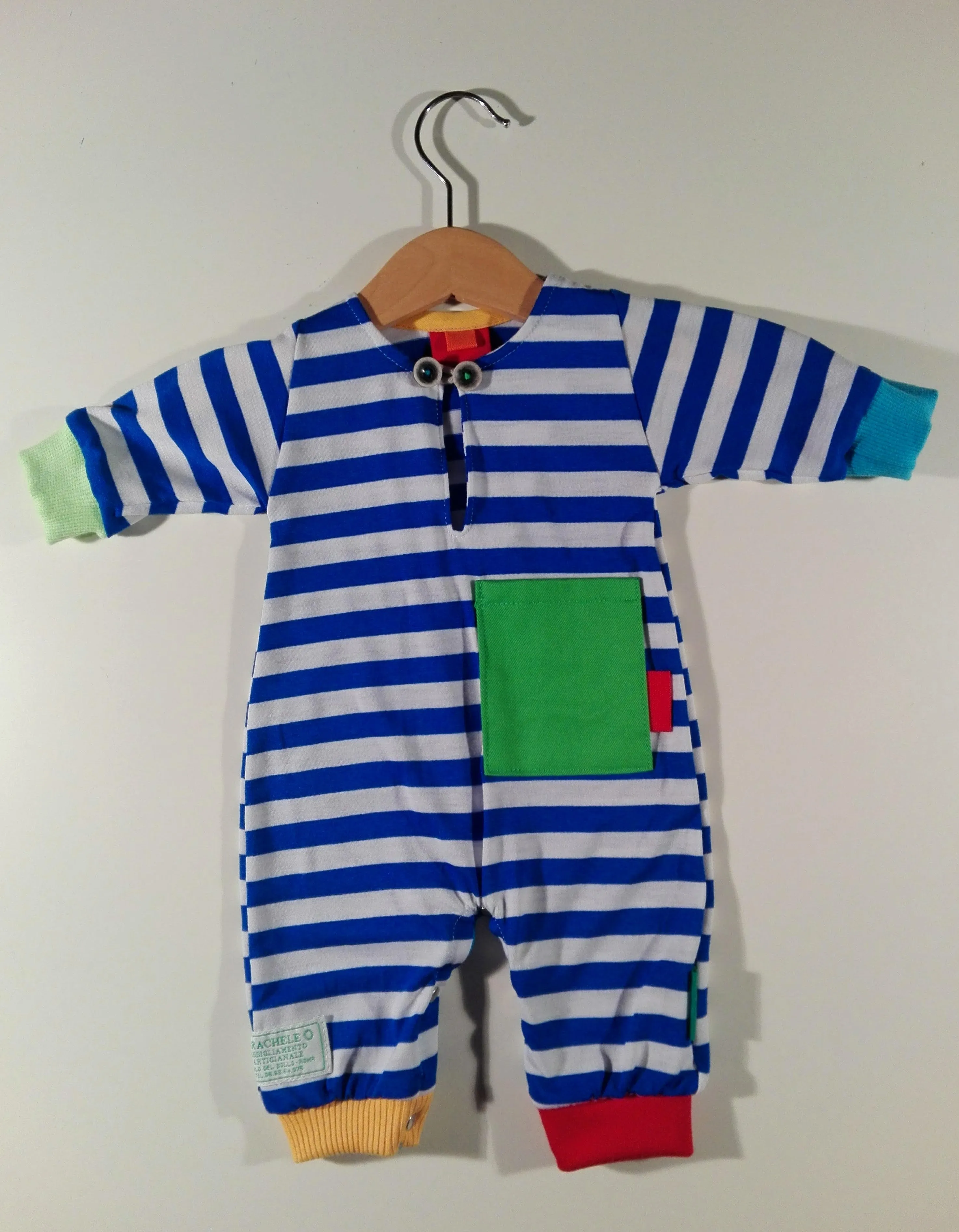 Onesie in cotton with pockets