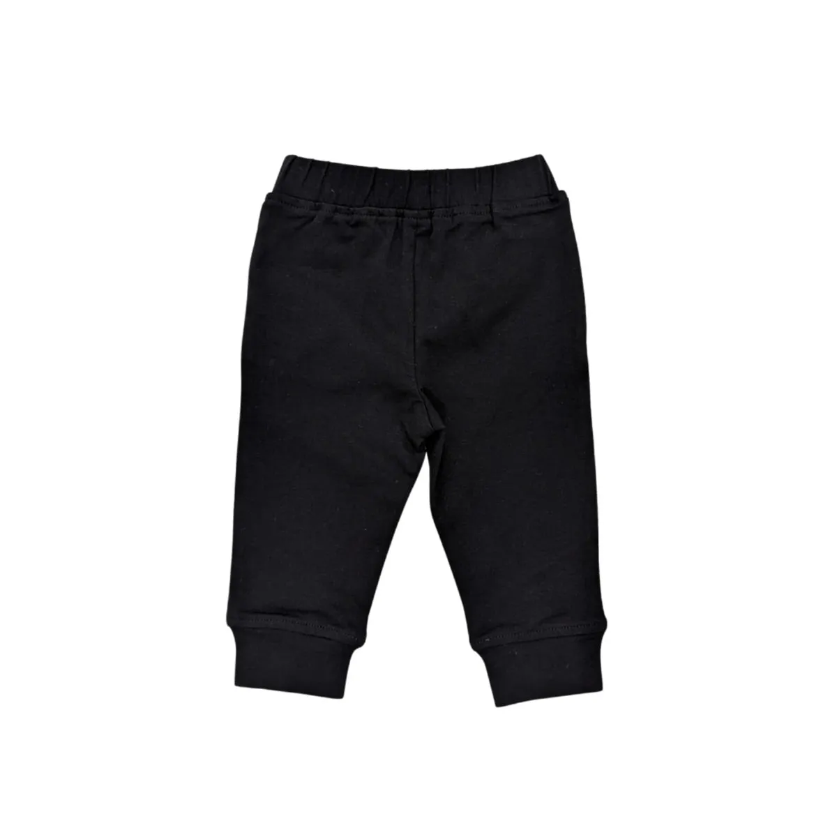 Organic Cotton Baby Joggers- Black