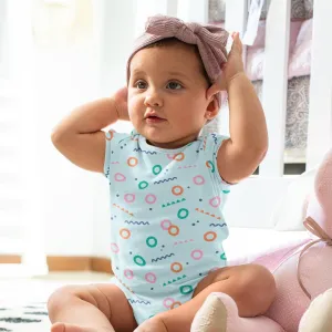 Organic Cotton Half Sleeves Bodysuit- Free Float