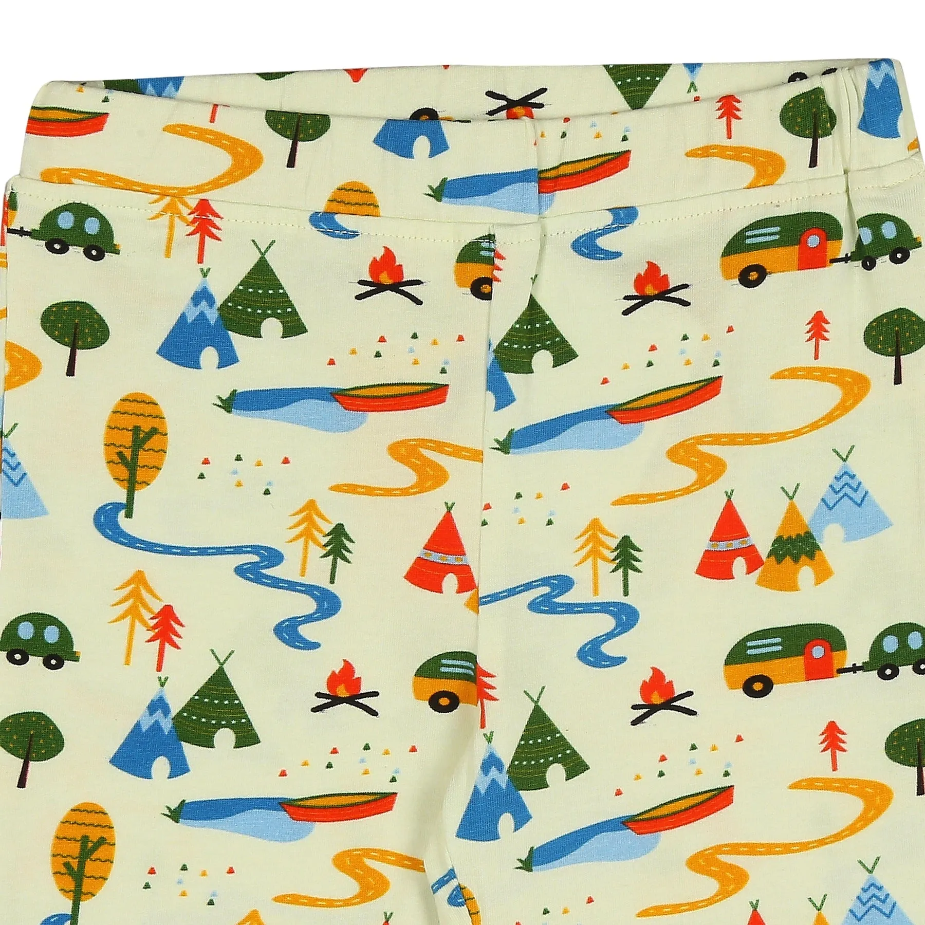 Organic Cotton Leggings- Happy Camping