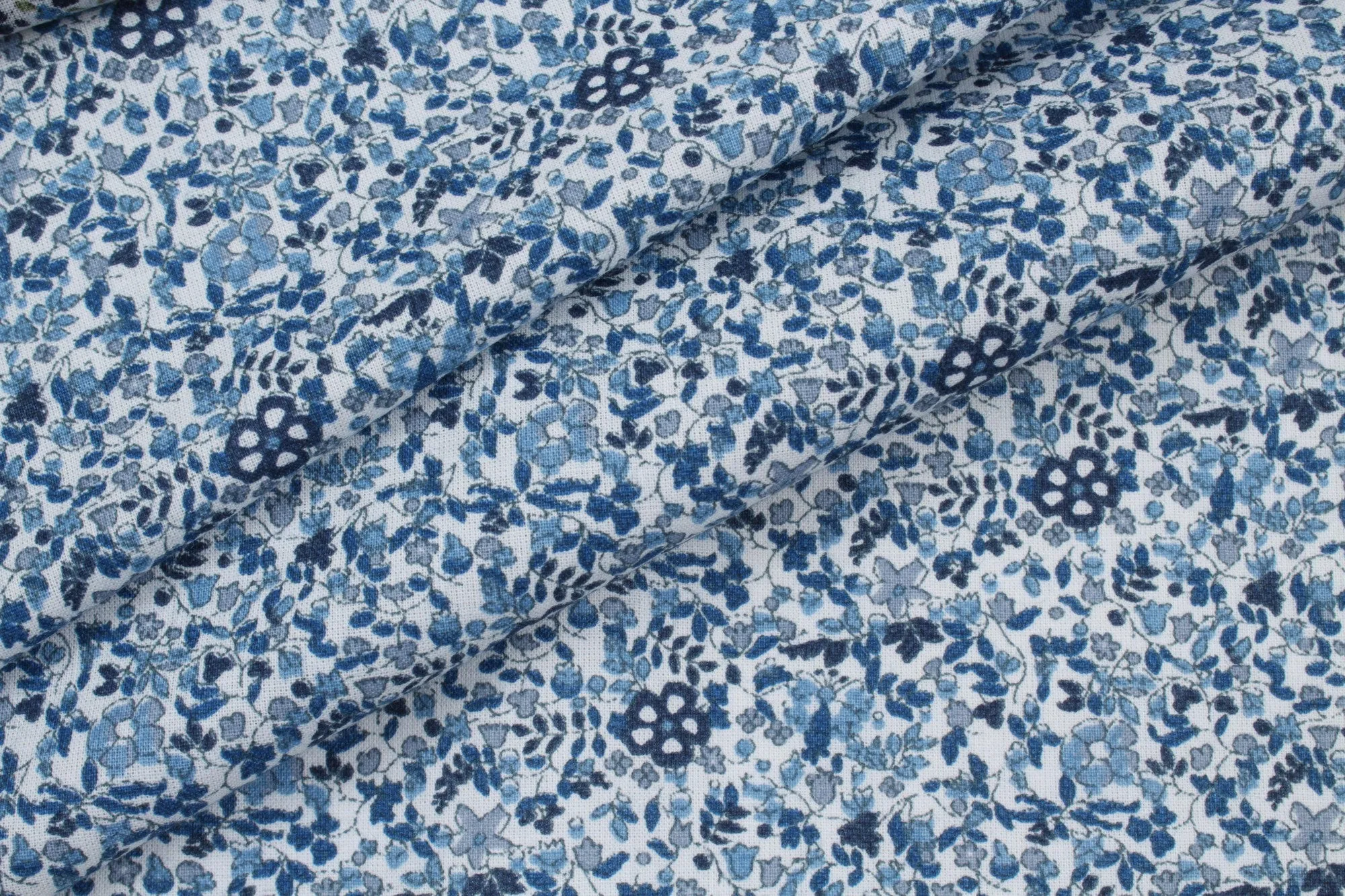 Organic Cotton Voile - Ditsy Floral Print (5 Designs Available)