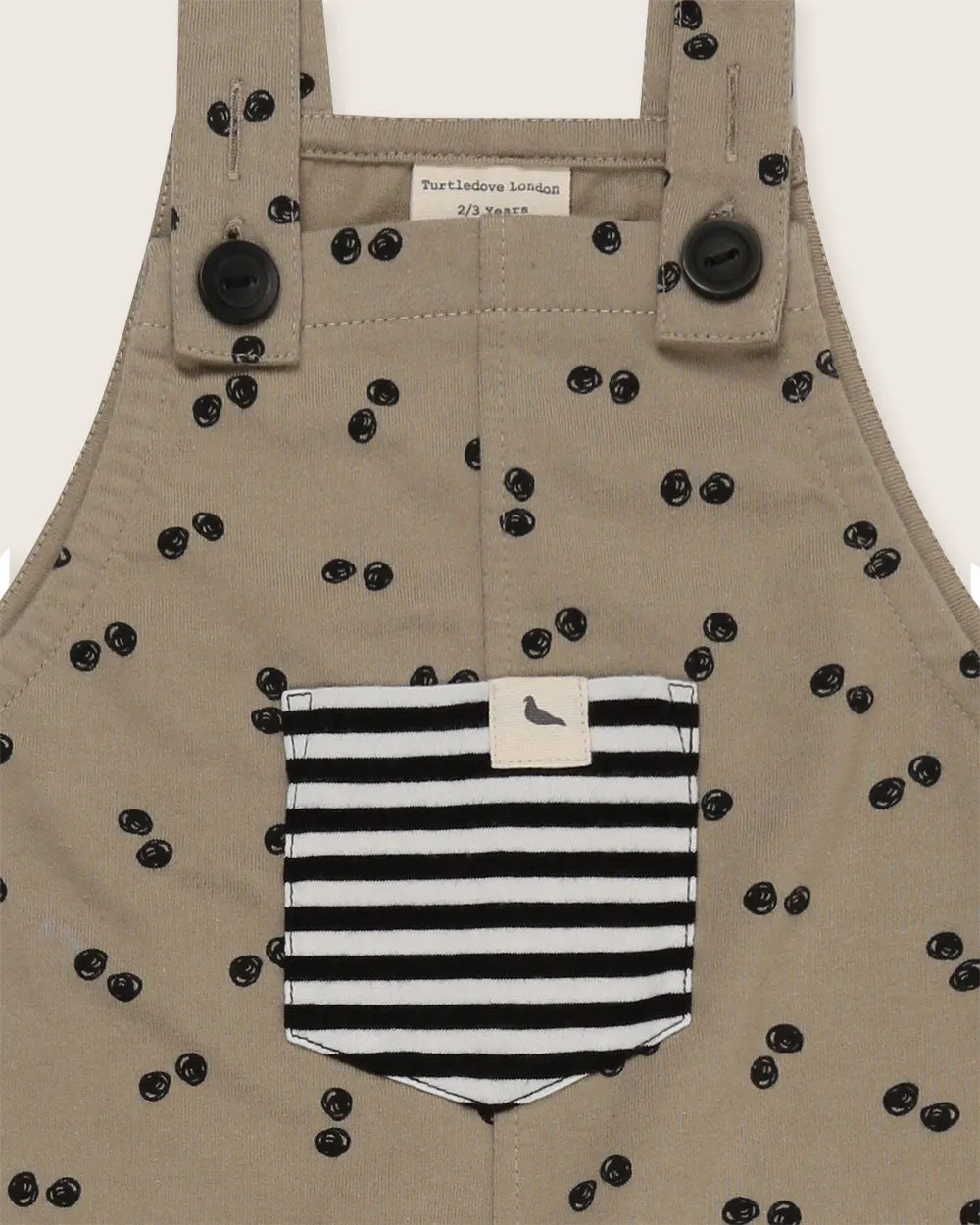 Peapod Print Dungarees