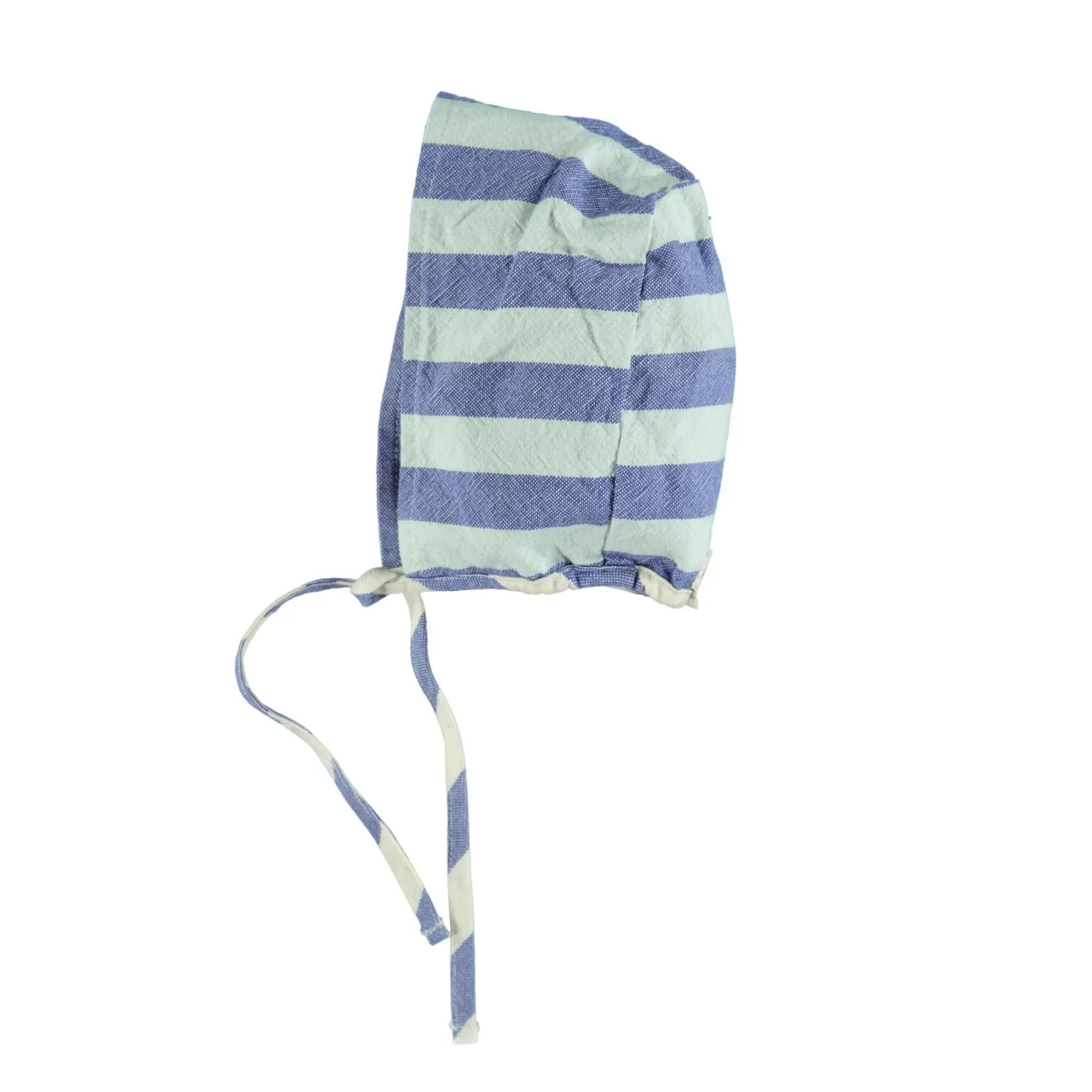 Piupiuchick baby bonnet reversible stripes