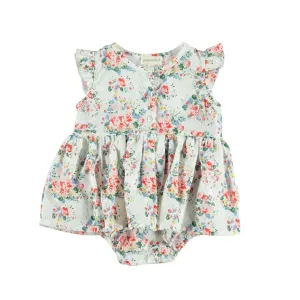 Piupiuchick baby dress with body flowers