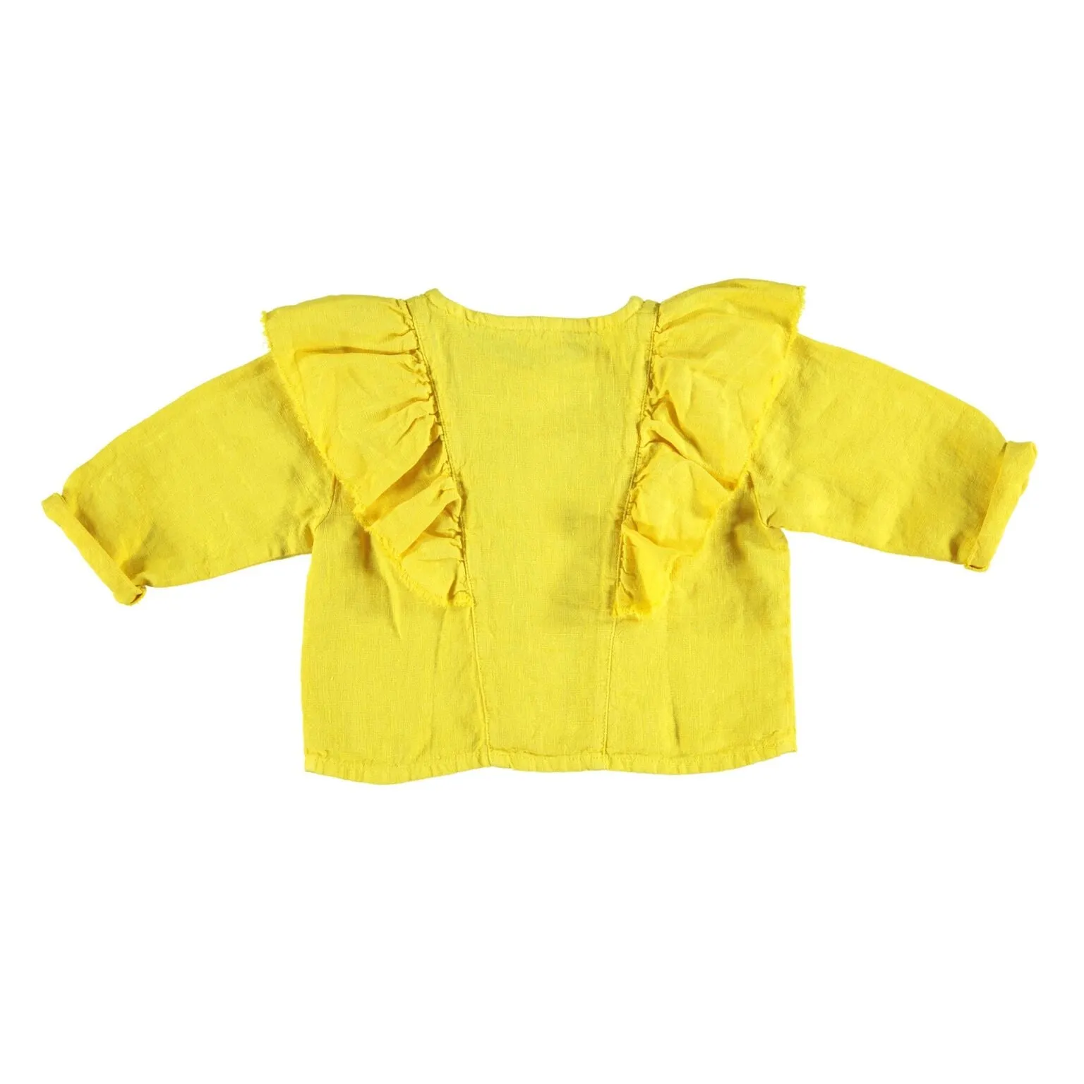 Piupiuchick jacket frills yellow