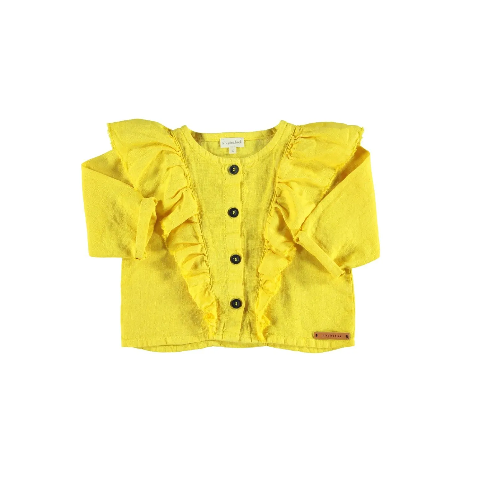 Piupiuchick jacket frills yellow