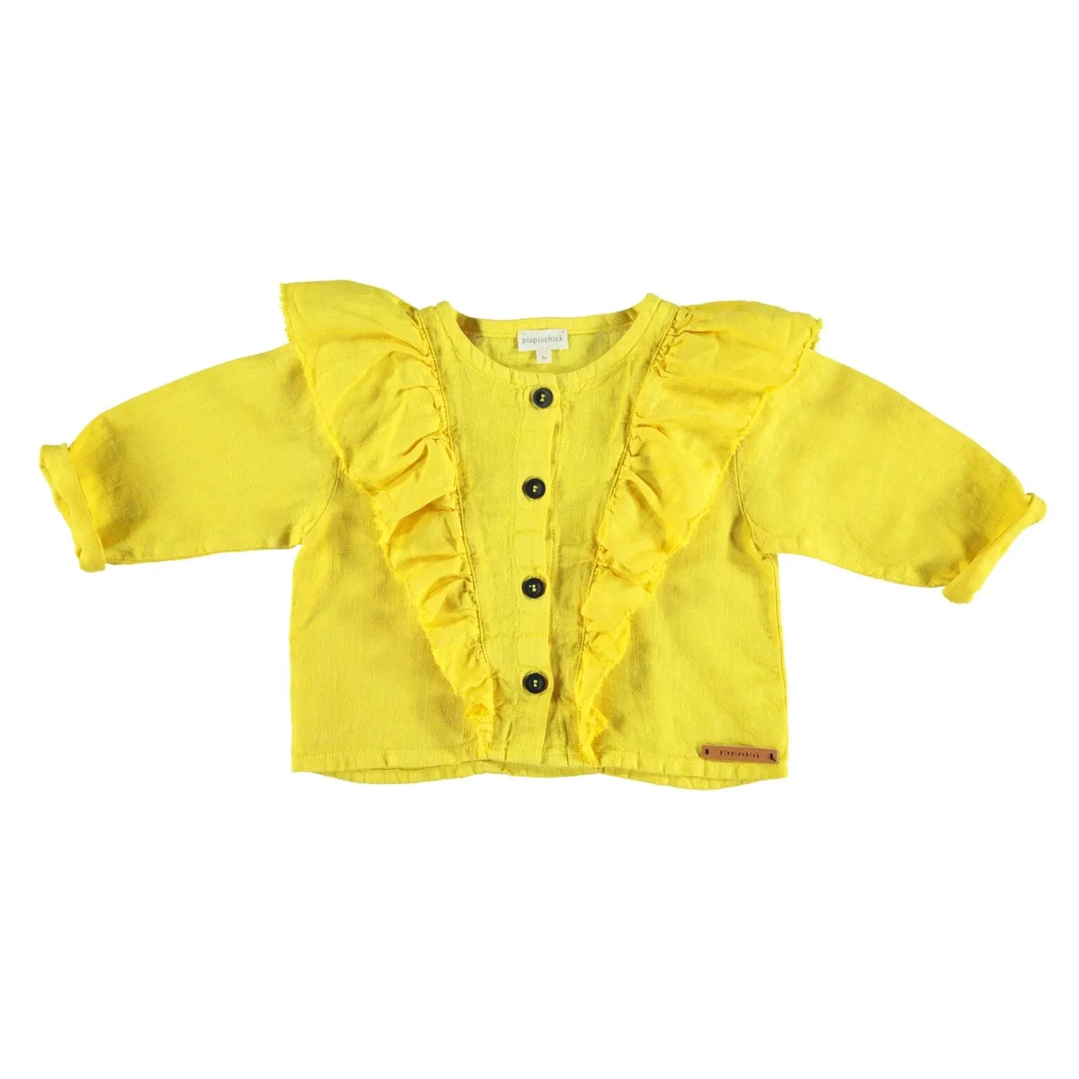 Piupiuchick jacket frills yellow