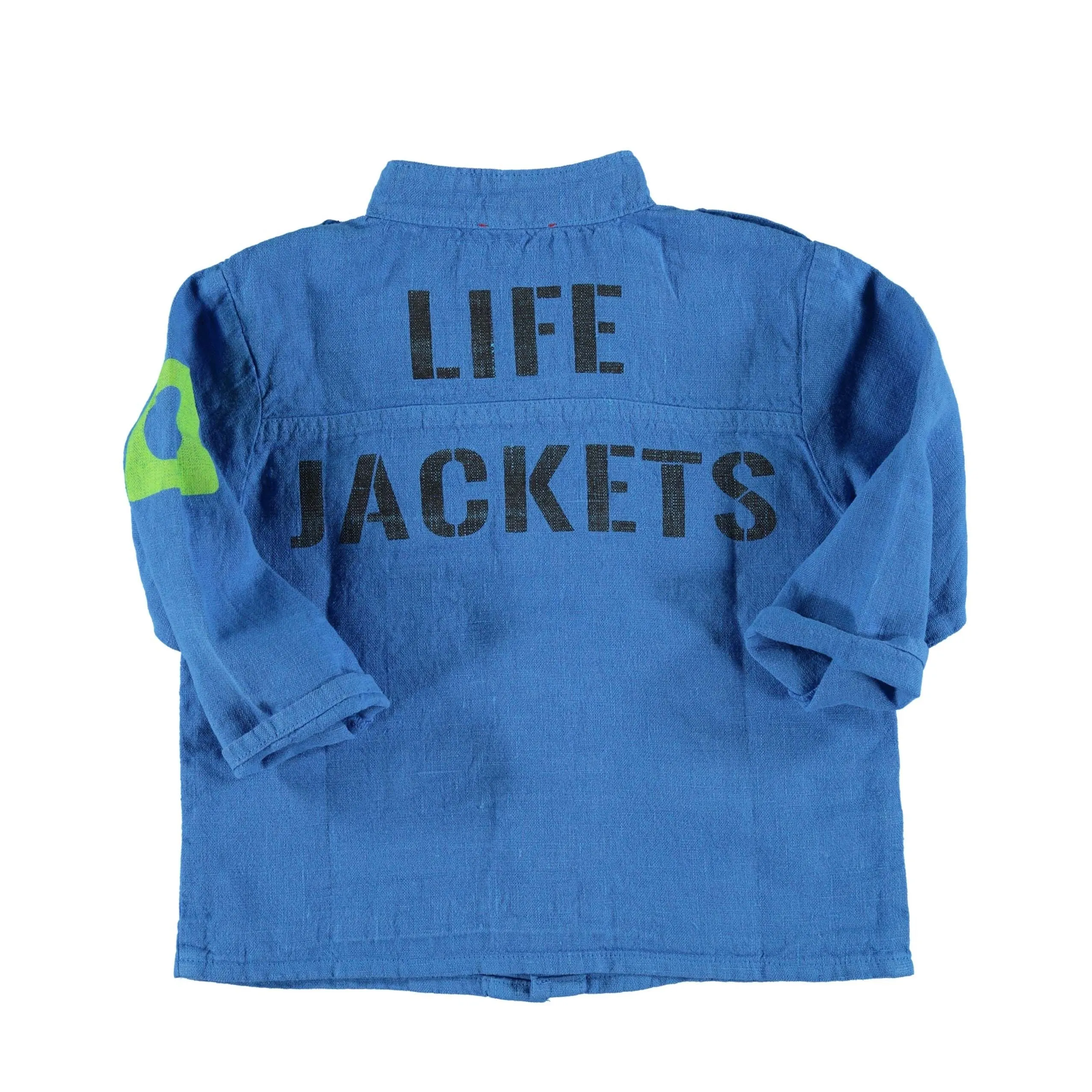 Piupiuchick jacket linen indigo blue