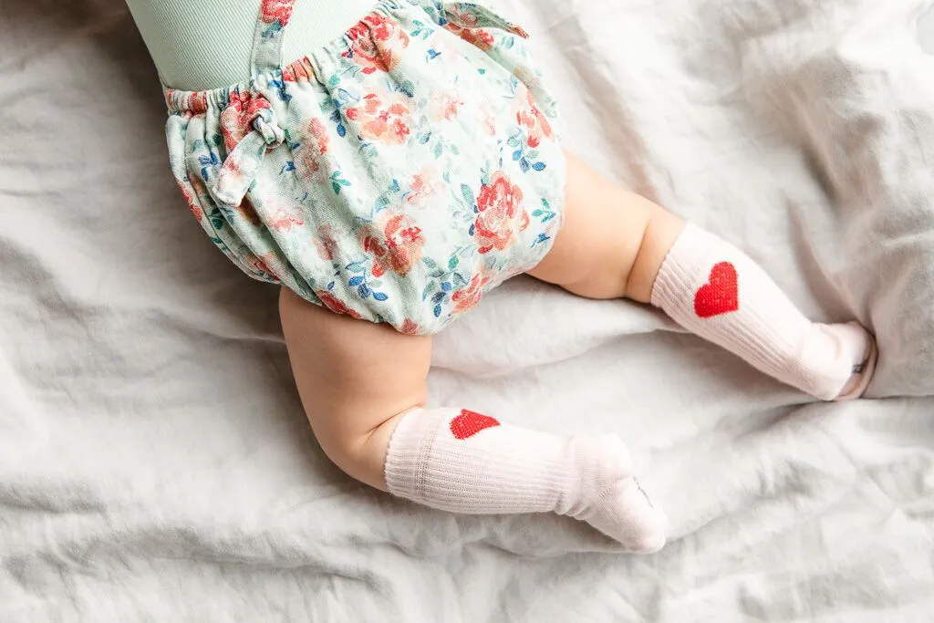 Piupiuchick romper with frills flower green