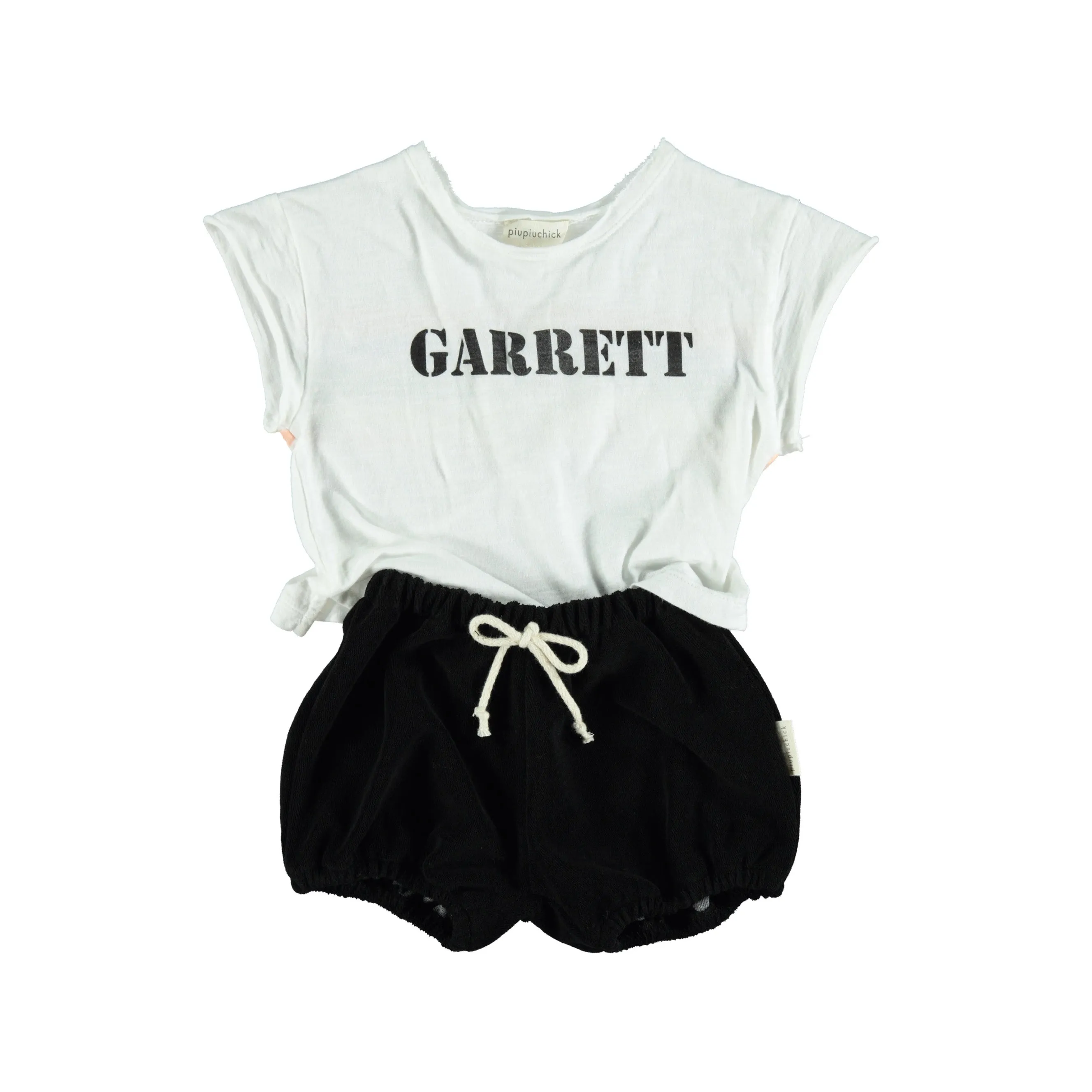 Piupiuchick shorts baby black terry