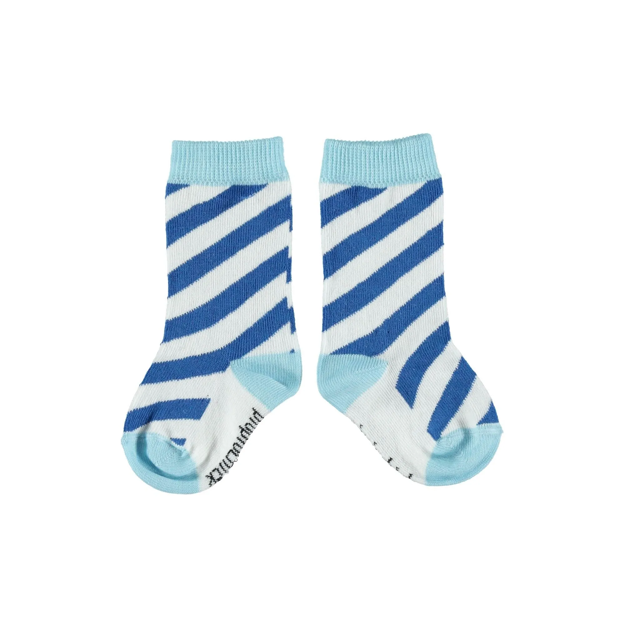 Piupiuchick socks indigo blue & mist blue