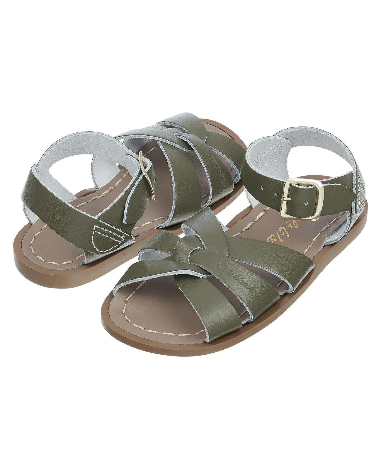 Salt-water sandals original olive (youth)