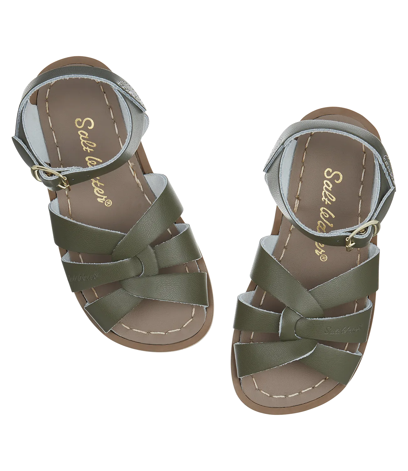 Salt-water sandals original olive (youth)