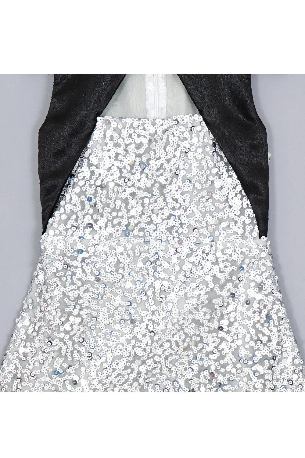 Sequins Detailing Sleeveless Dress