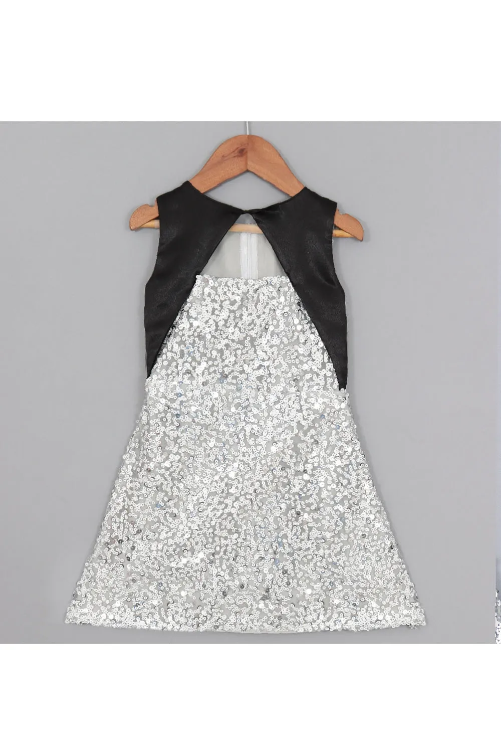 Sequins Detailing Sleeveless Dress