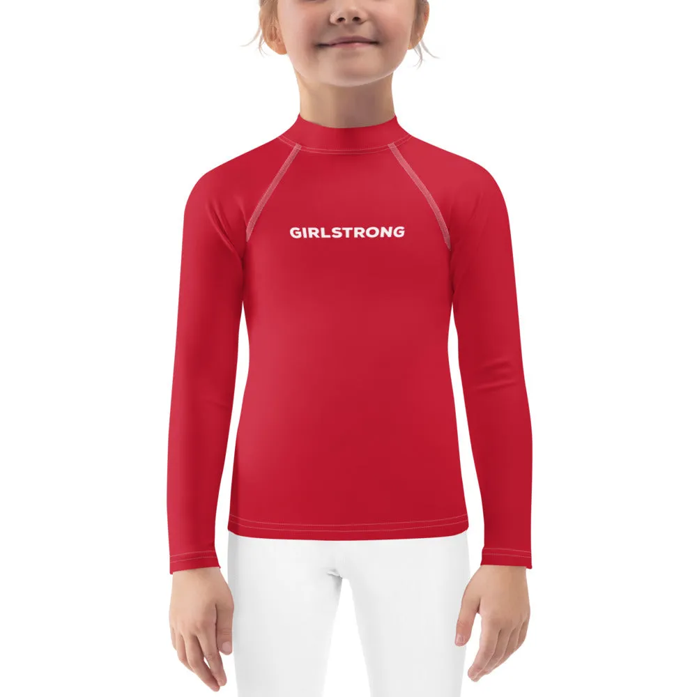 UPF 50  RASH GUARD CANDY APPLE  RED