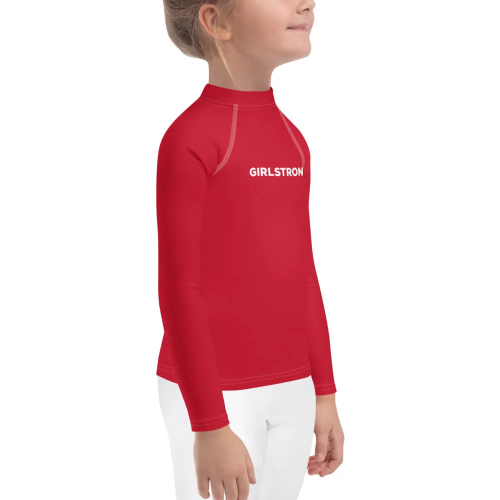 UPF 50  RASH GUARD CANDY APPLE  RED