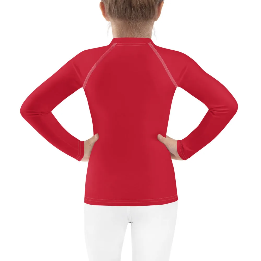 UPF 50  RASH GUARD CANDY APPLE  RED