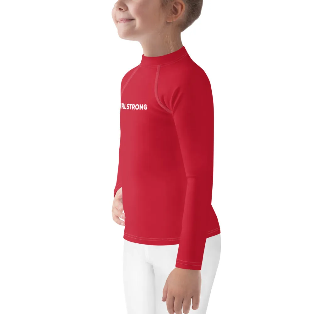 UPF 50  RASH GUARD CANDY APPLE  RED