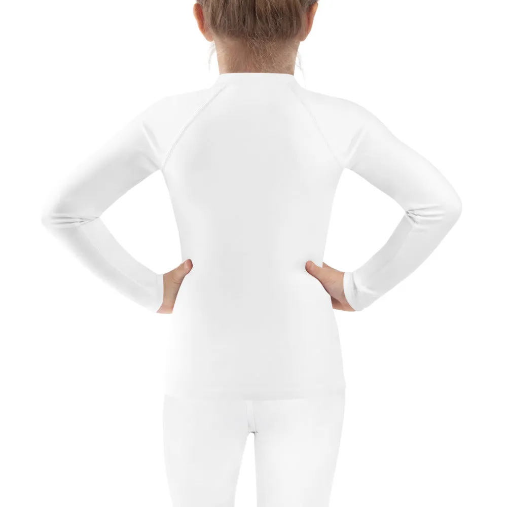 UPF 50 RASH GUARD WHITE